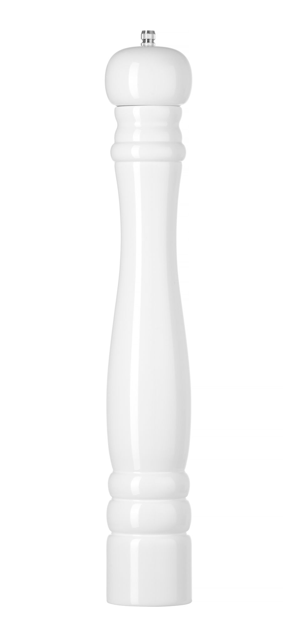 Moinho de sal branco brilhante cerâmico 65x415 mm