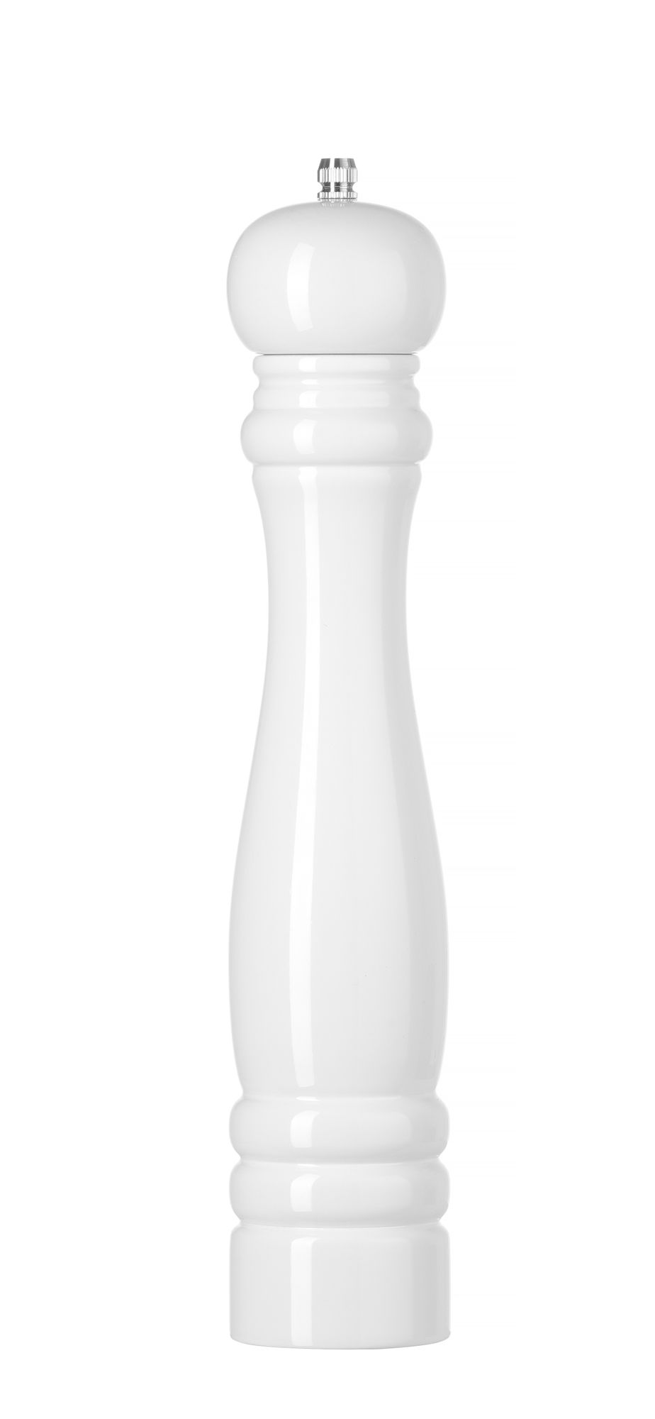 Moinho de sal branco brilhante 31,5 cm