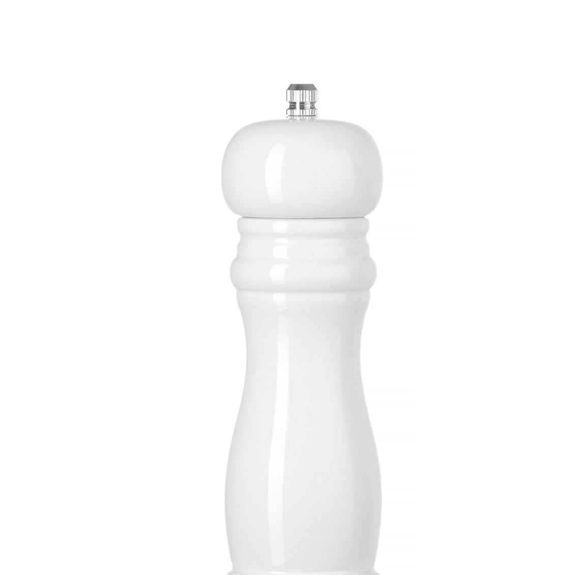 Moinho de sal branco brilhante cerâmico 55x215 mm