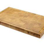 Tábua de servir em carvalho 325x265x30 mm