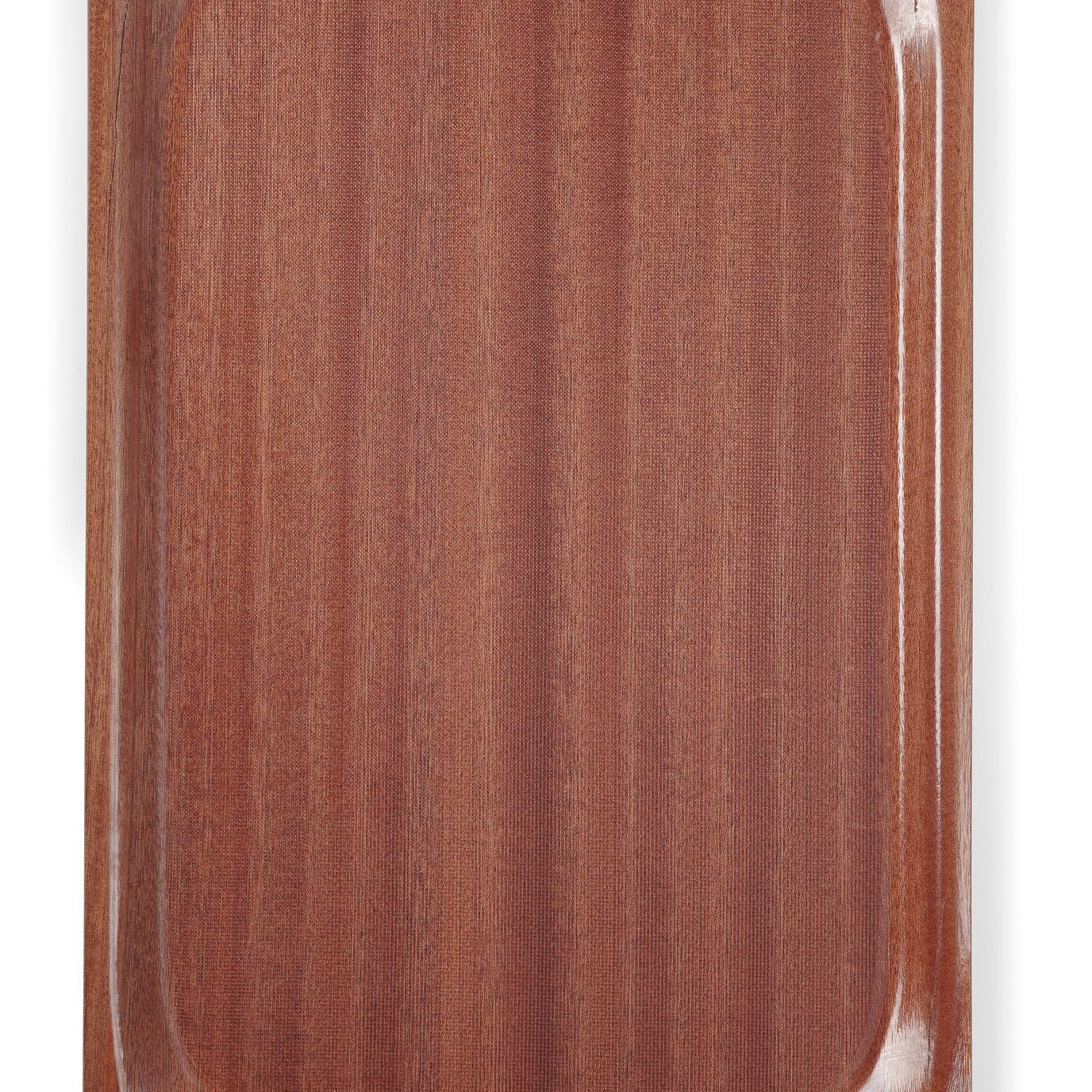 Bandeja de servir em madeira de mogno antiderrapante 325x530 mm