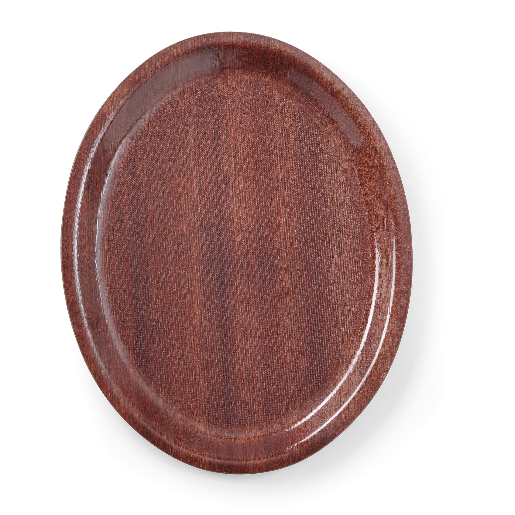 Bandeja de servir oval antiderrapante 20x26,5 cm