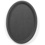 Tabuleiro de servir oval antiderrapante FRP 160x230 mm