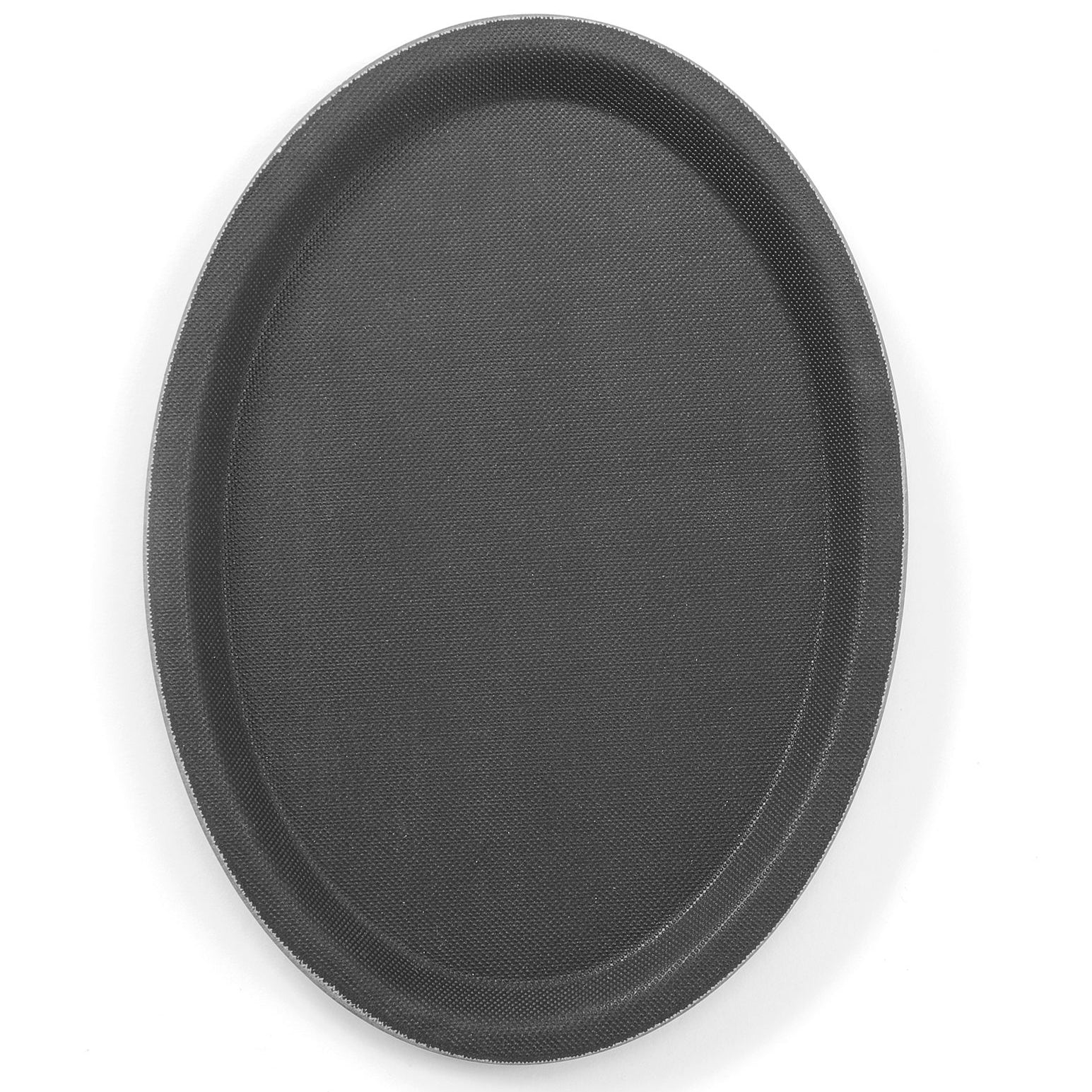 Tabuleiro de servir oval antiderrapante FRP 160x230 mm