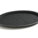 Tabuleiro de servir oval antiderrapante FRP 210x290 mm