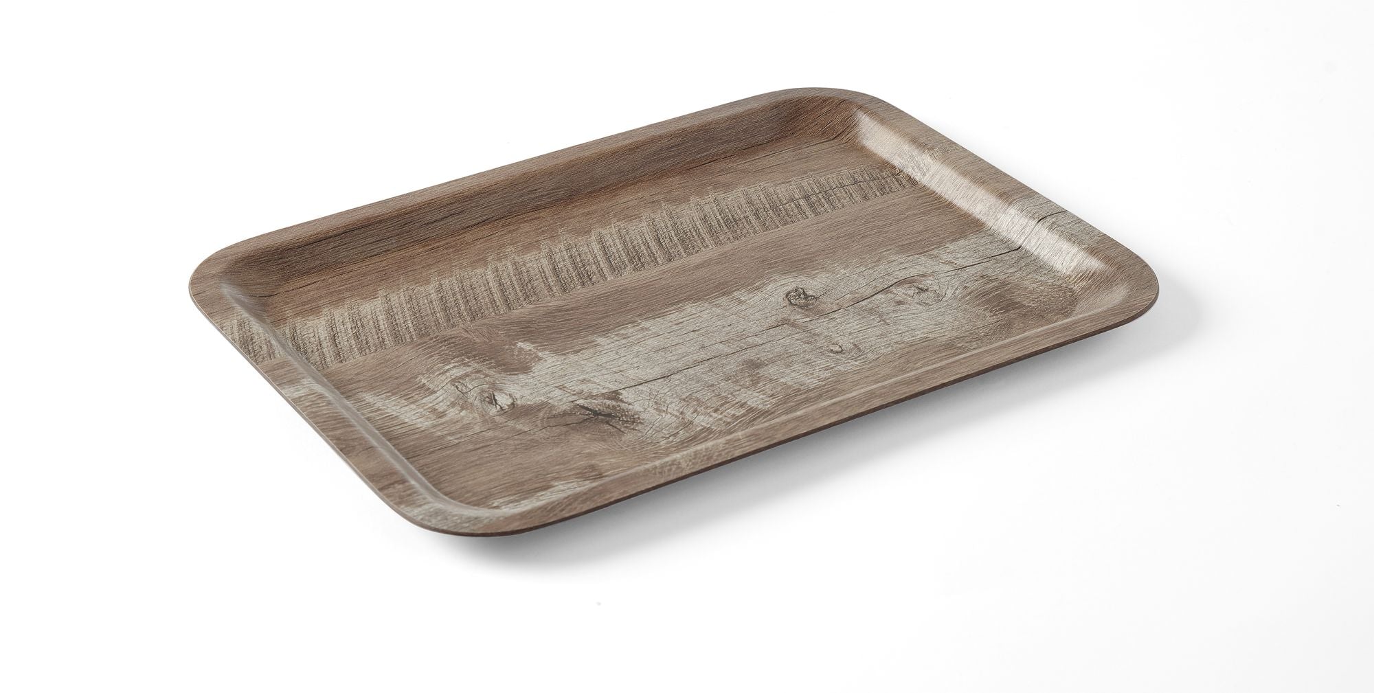 Tabuleiro de serviço carvalho escuro 240x340 mm melamina