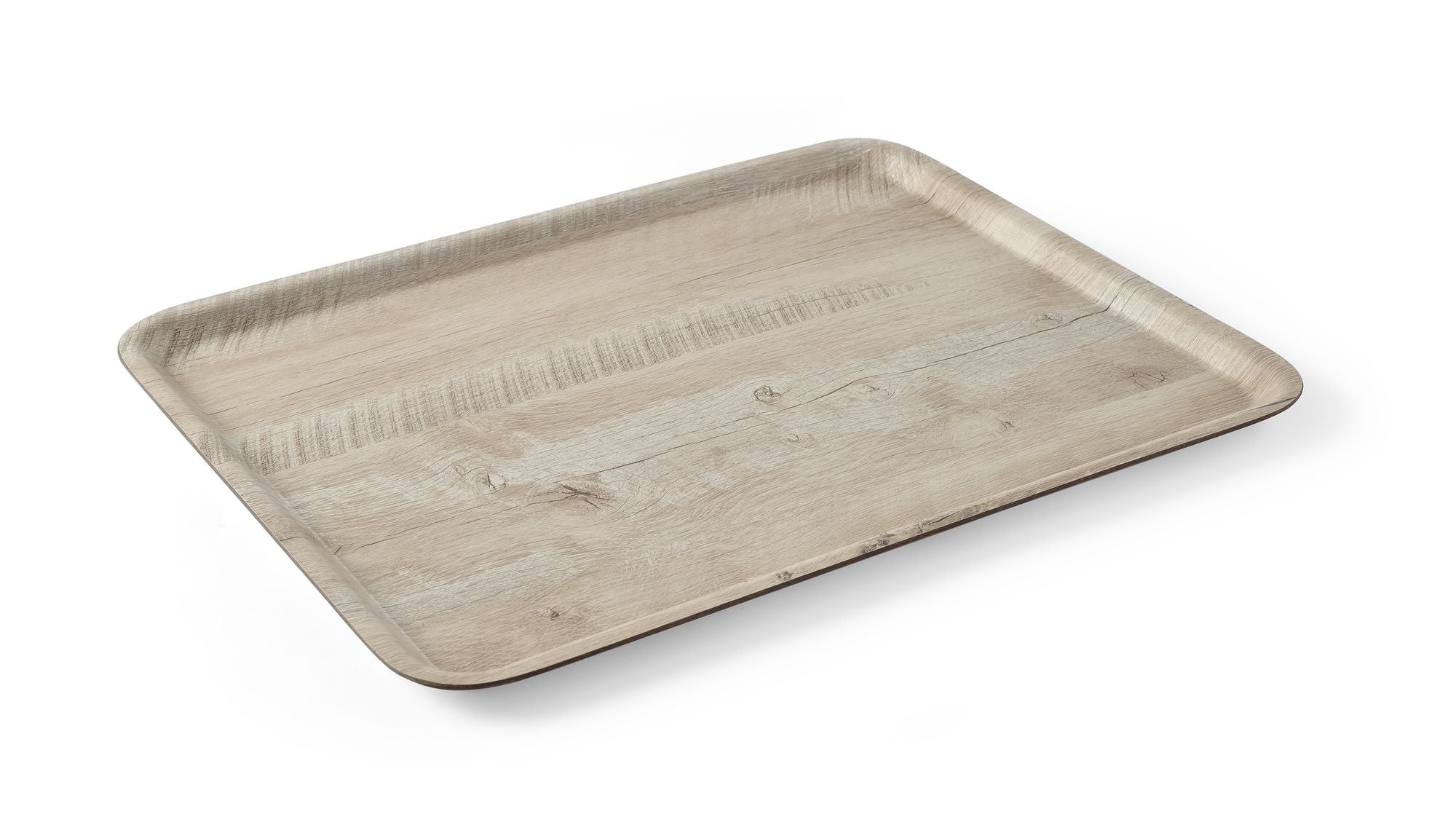 Tabuleiro de servir carvalho claro melamina 370x530 mm