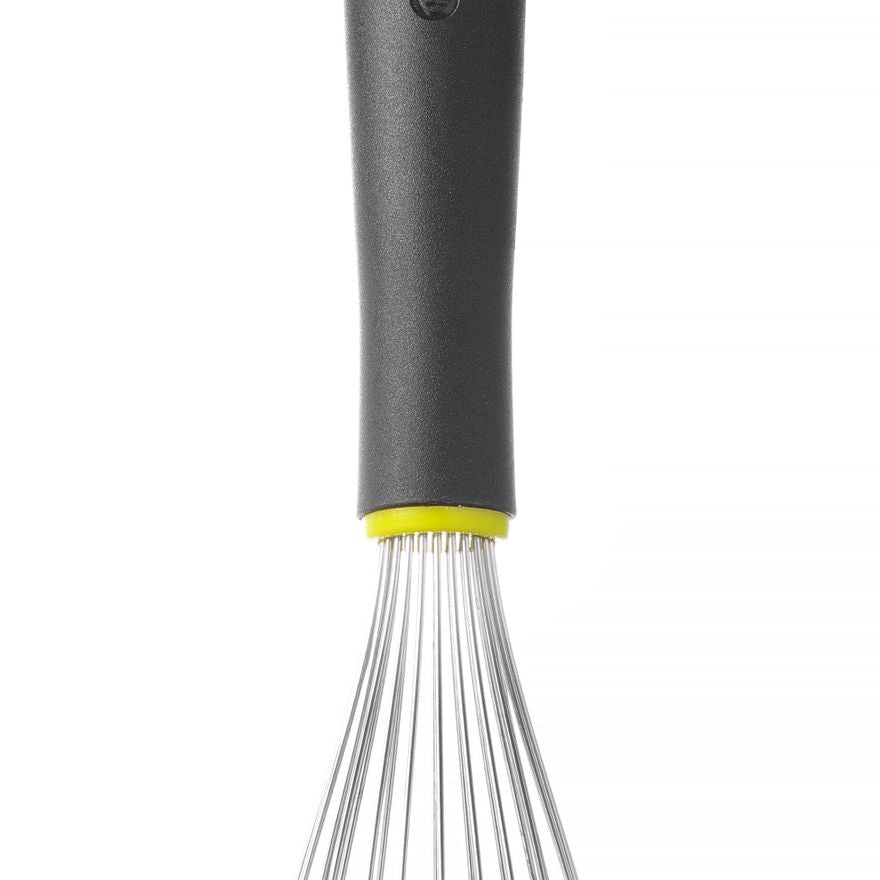 Batedor de piano com cabo PP inox 250 mm 12 fios