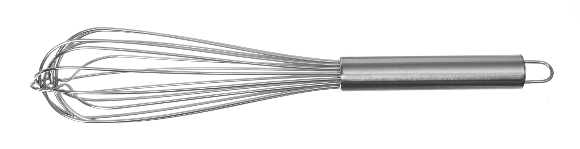 Batedor de arames com gancho 380 mm inox