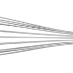Batedor de arames com gancho 490 mm inox