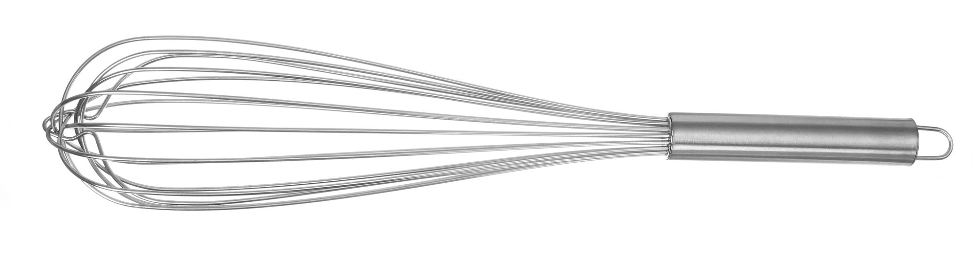 Batedor de arames com gancho 490 mm inox