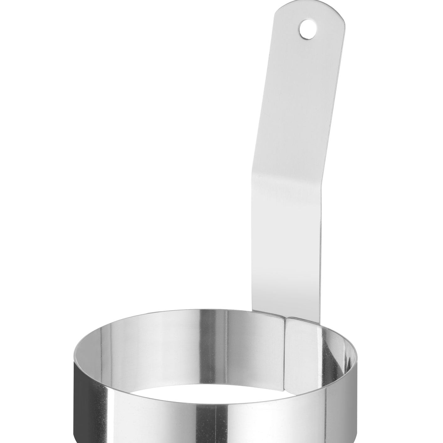 Aro para ovo com pega inox 88x125 mm