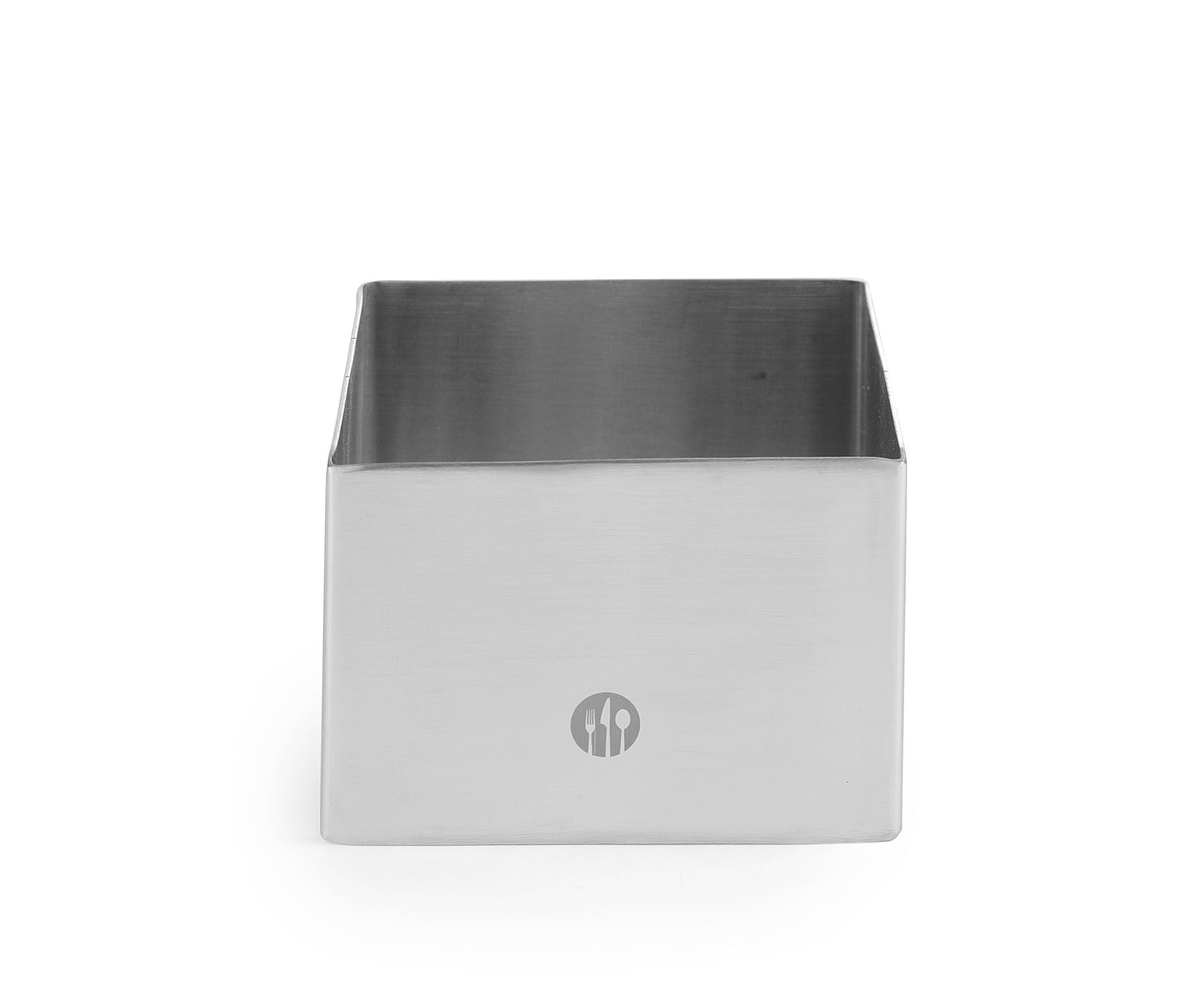 Anel para alimentos quadrado inox 65x65x45 mm