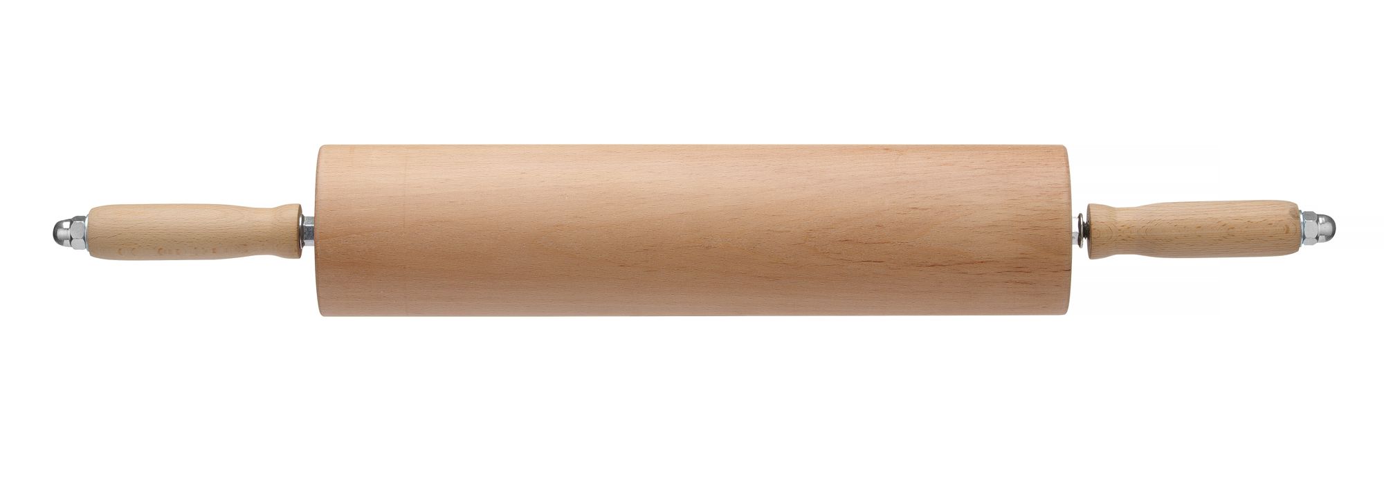 Rolo de massa em madeira com rolamentos 90x390/667 mm