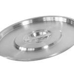 Tampa inox Ø300 mm para balde 516706