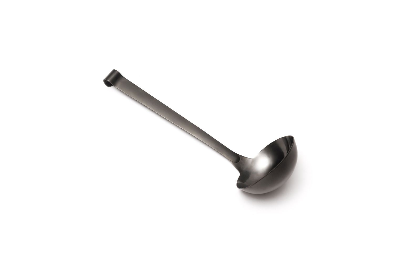 Concha de sopa Elegant preta 26,5cm 18/10