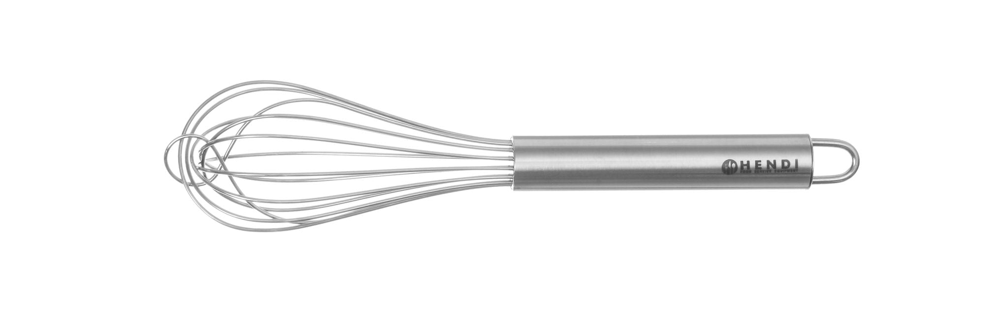 Batedor de piano em inox, 230 mm, 7 fios