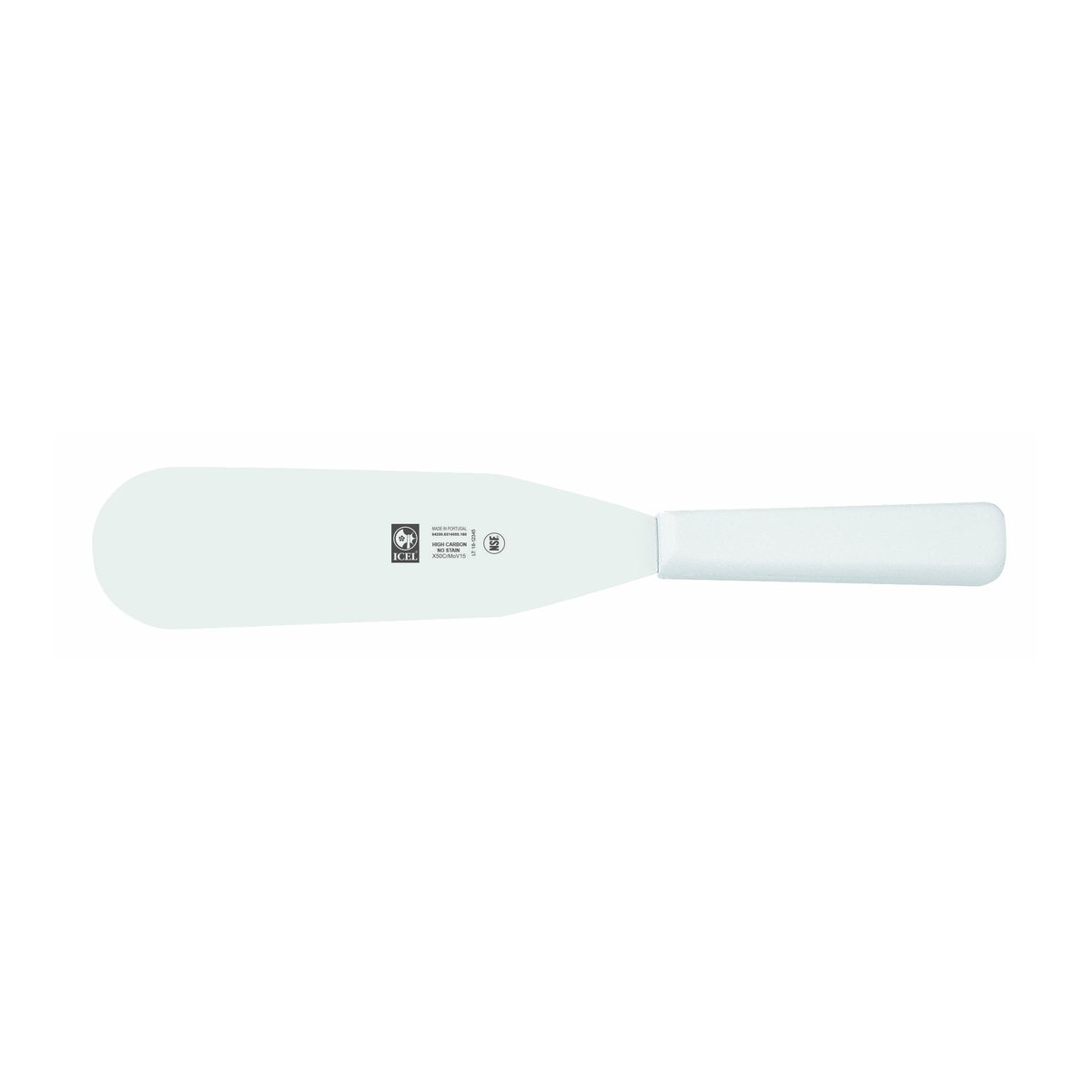 Espátula 18 cm, cabo branco – mod. 8314