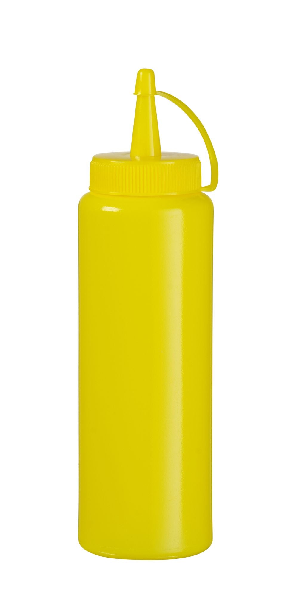 Garrafa doseadora amarela 35 cl tampa PE corpo PP