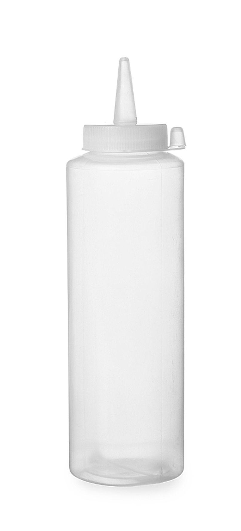 Garrafa doseadora transparente 35 cl tampa PE corpo PP