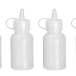 Mini dispensador de molho transparente 30 ml – 4 unidades