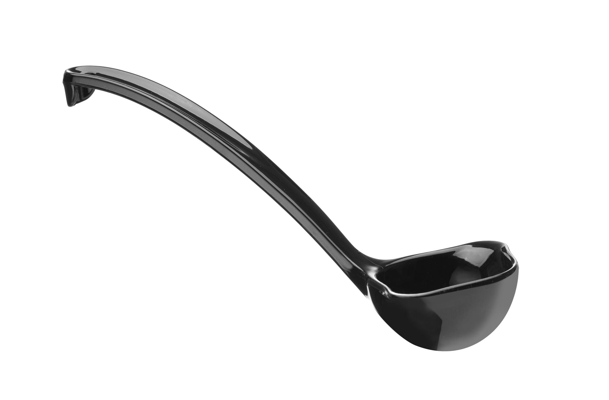 Concha para molho preta 30 ml 180 mm SAN