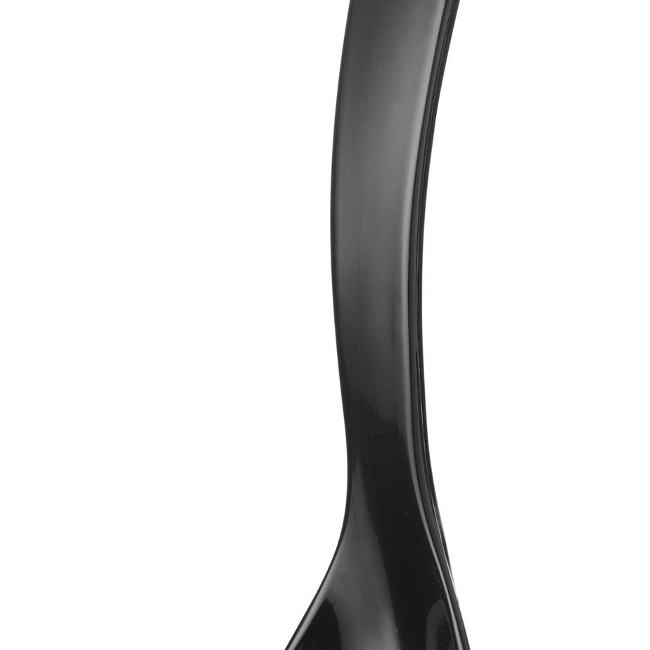Colher de salada SAN preta 0,03 l 235 mm