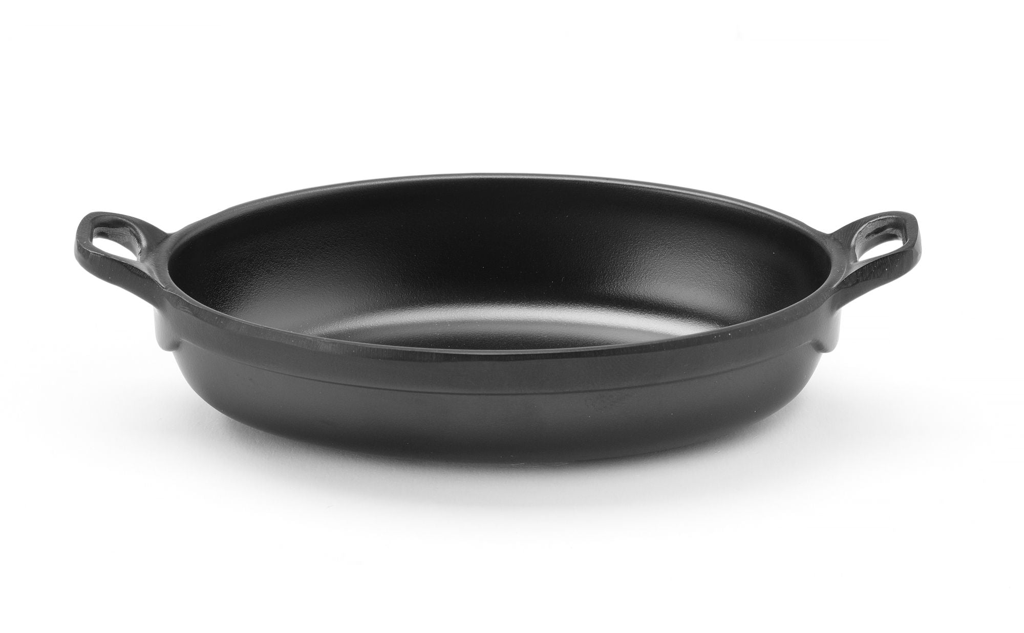 Mini tacho oval Little Chef preto melamina 155x80x37 mm