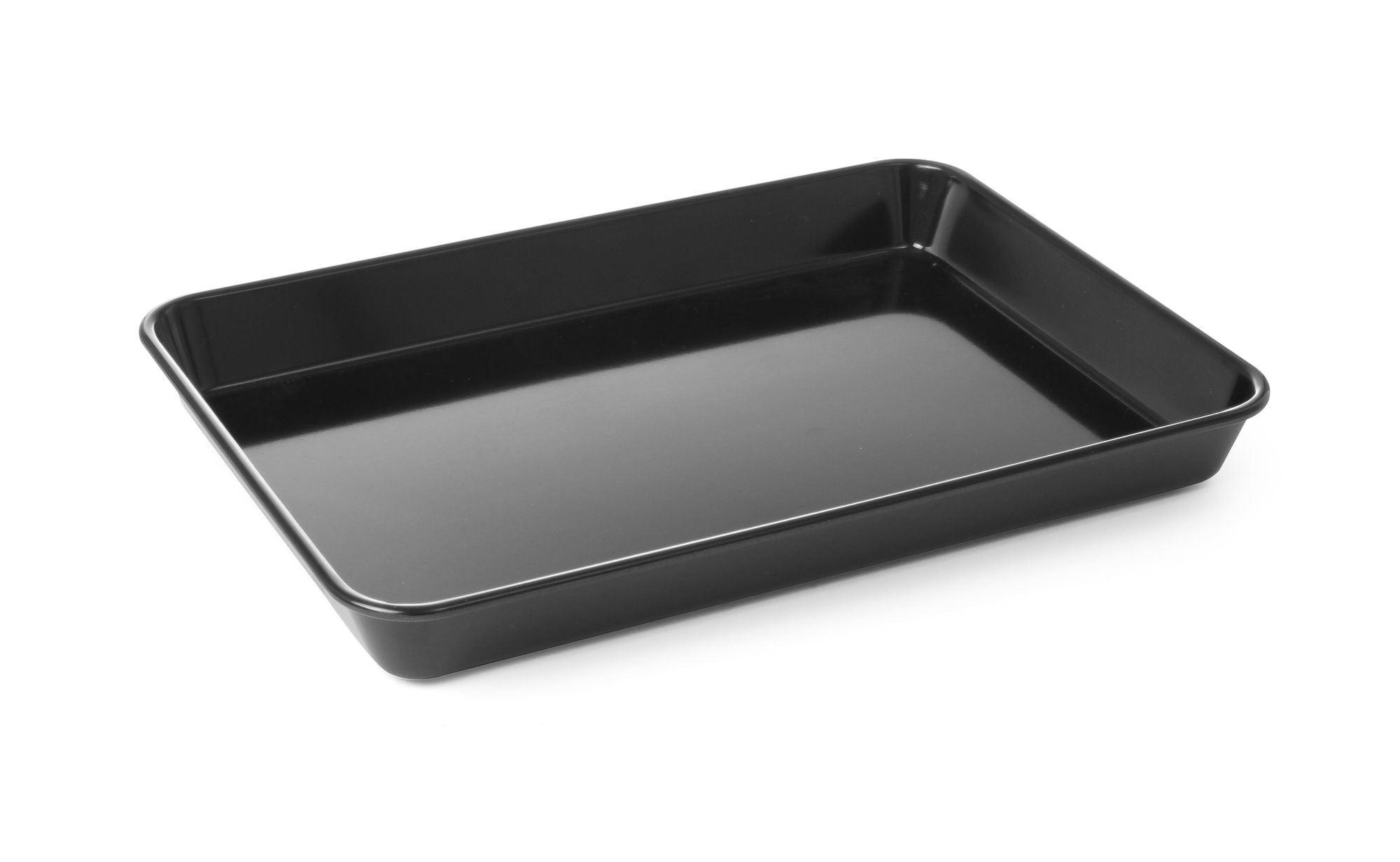 Tabuleiro de carne melamina preta 350x250x40 mm