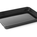 Tabuleiro de carne melamina preta 350x250x40 mm