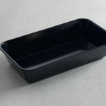 Tabuleiro de carne melamina preta 290x160x60 mm