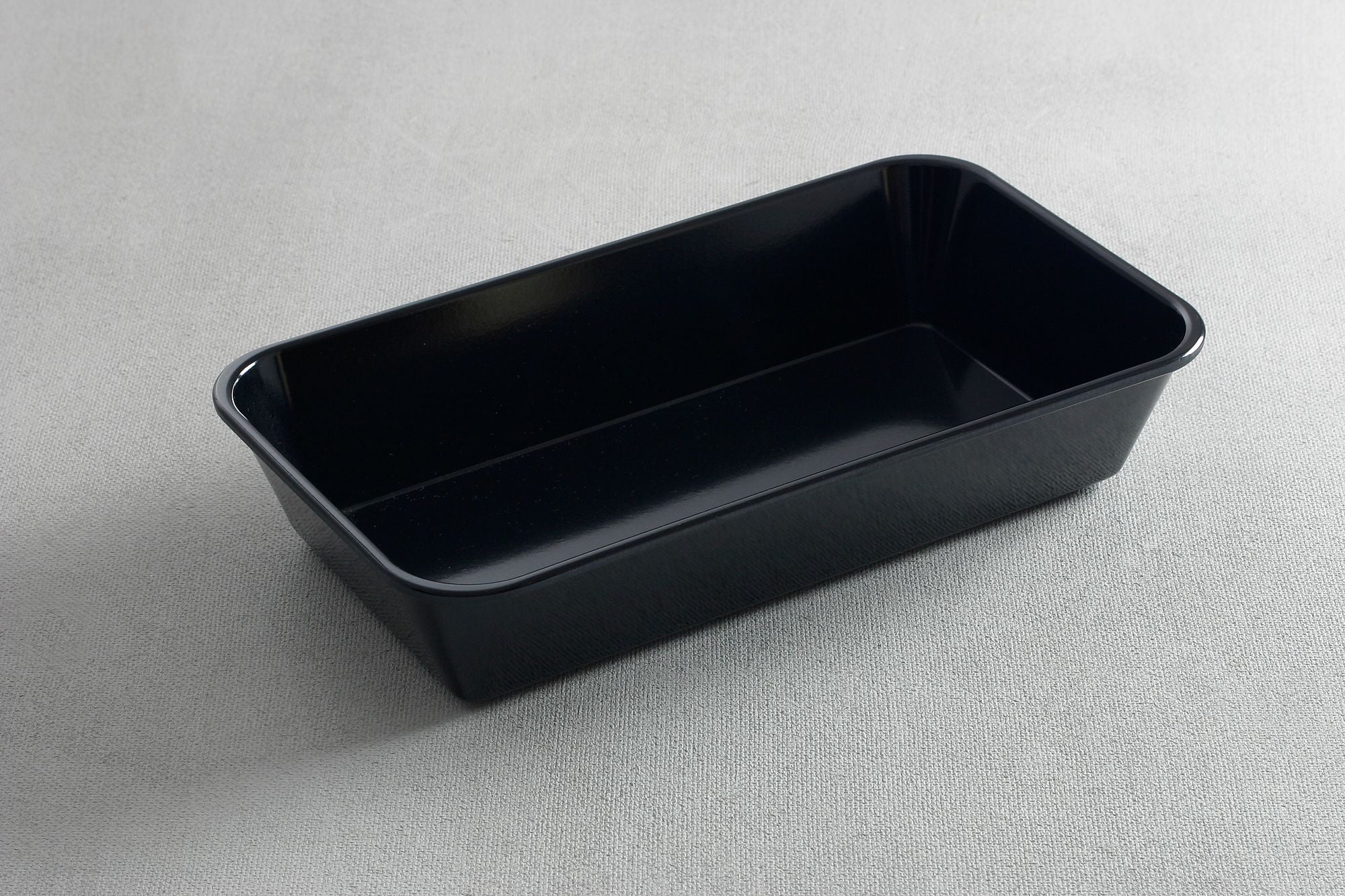 Tabuleiro de carne melamina preta 290x160x60 mm