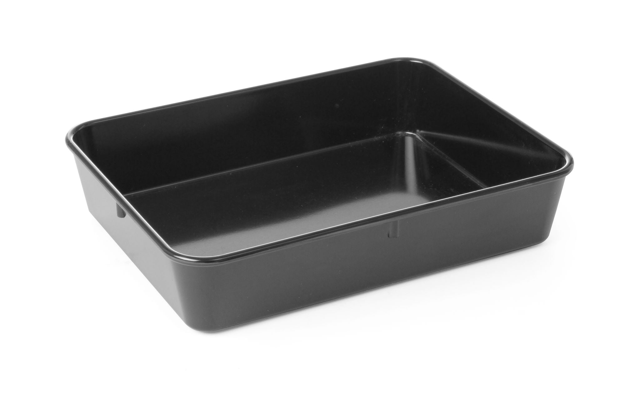 Tabuleiro de carne melamina preta 280x210x60 mm