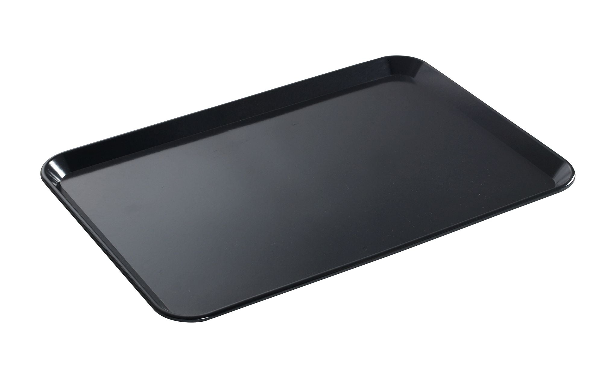 Tabuleiro de exposição melamina preta 350x240x17 mm