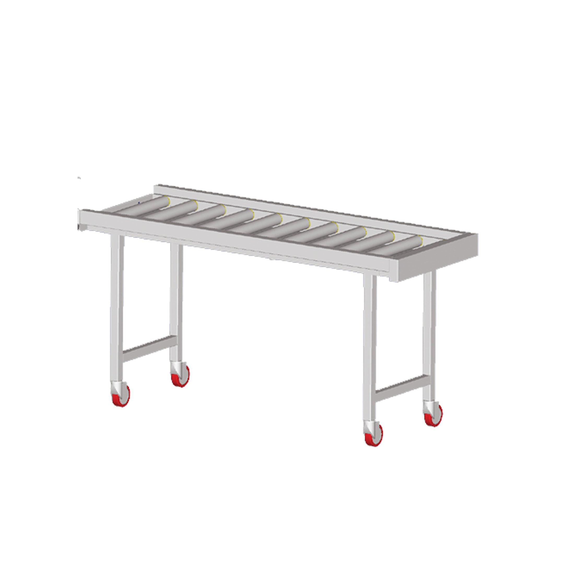 Mesa de rolos com rodas e dobradiça MRR-1645