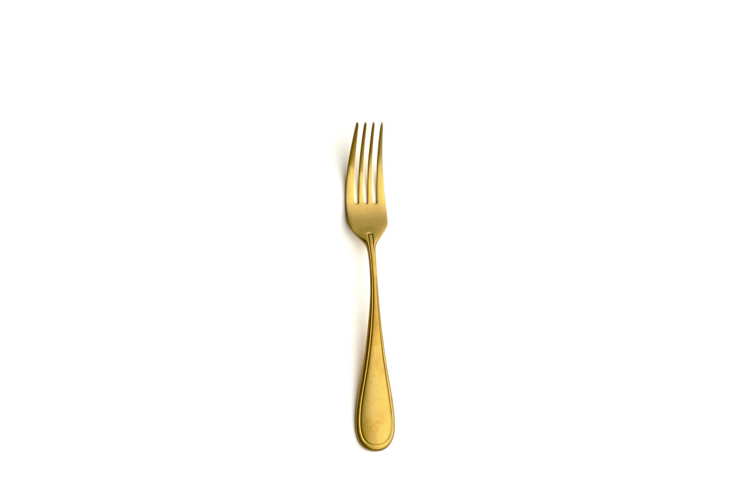 Garfo de sobremesa Contour Vintage dourado 18/10