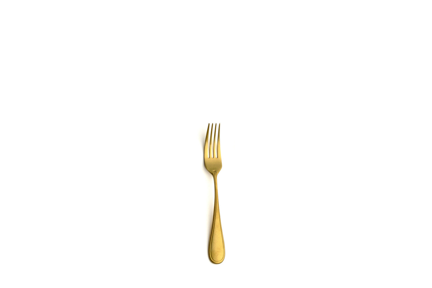 Garfo de lanche Contour Vintage dourado 18/10