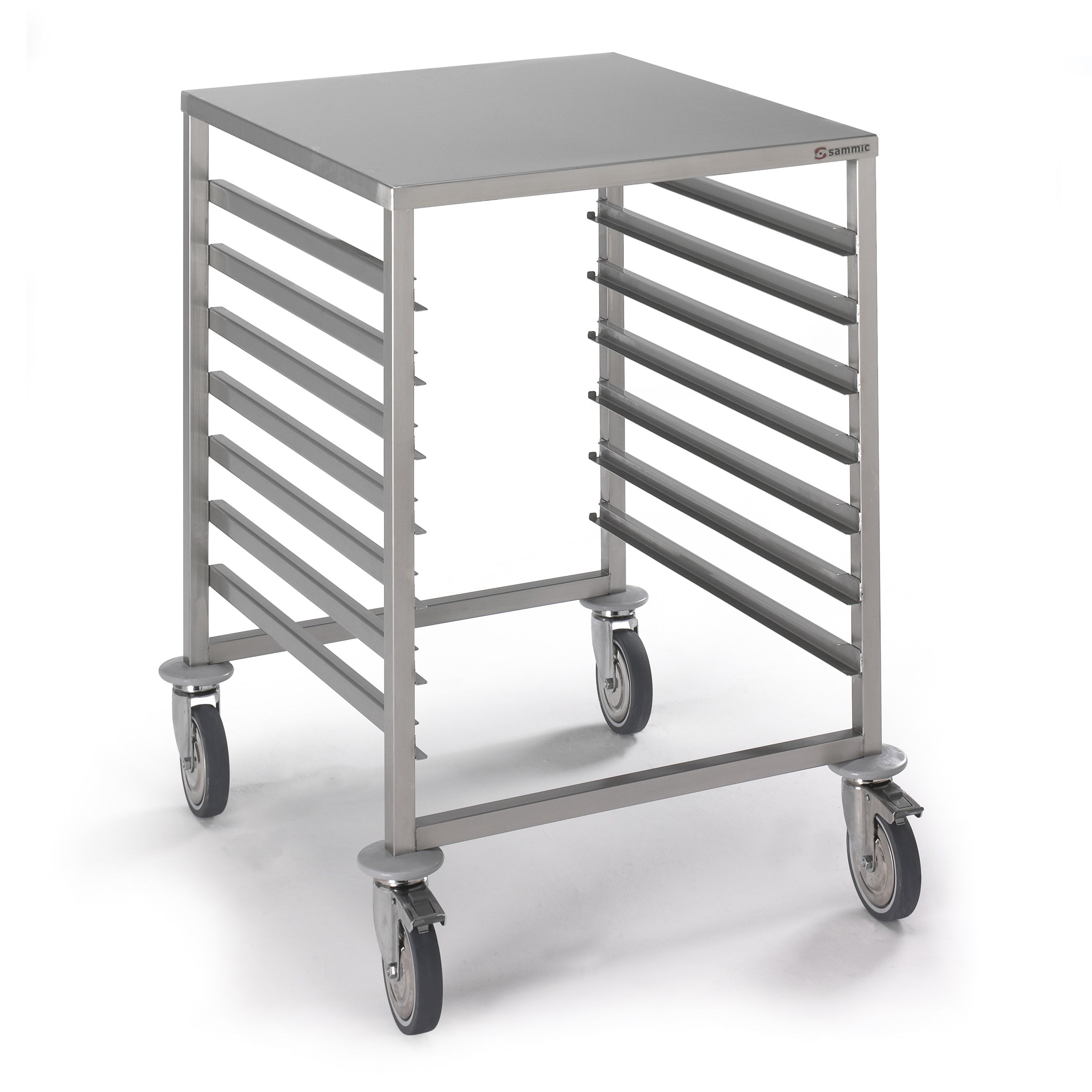 Carro com guias 7 x GN 2/1 CG-721 (com bandeja superior)