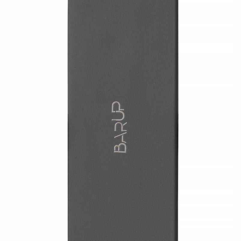 Espátula de bar inox preta 180x40x2 mm