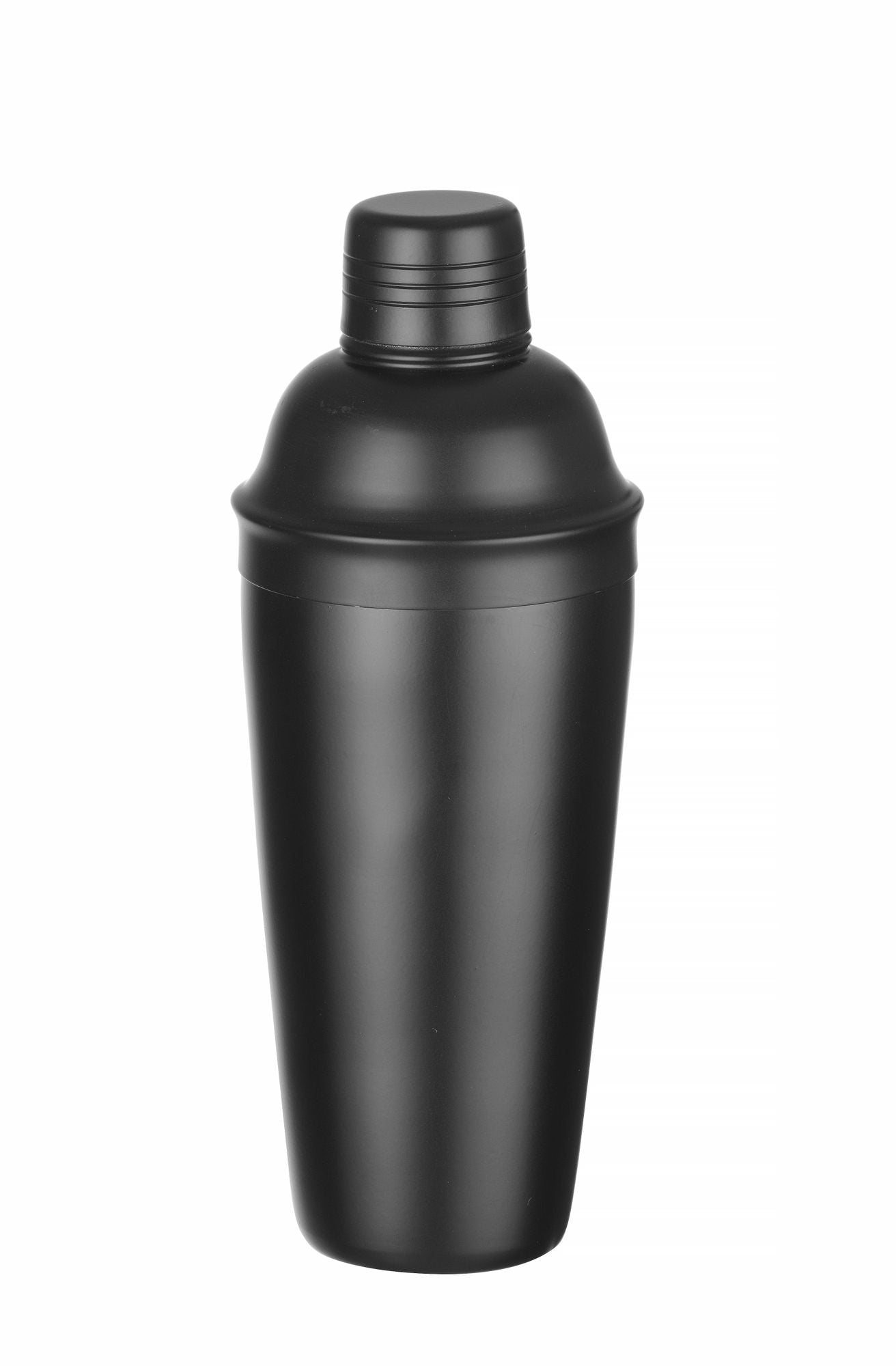 Shaker Cobbler 3 peças inox preto 0,75 l