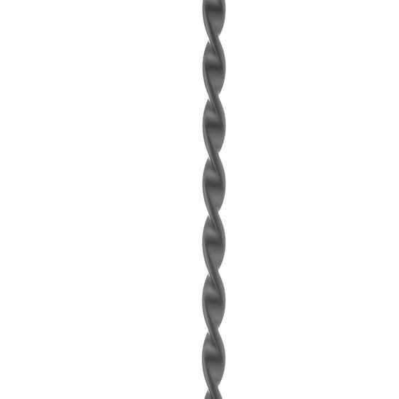 Colher de bar com pilão inox revestimento preto