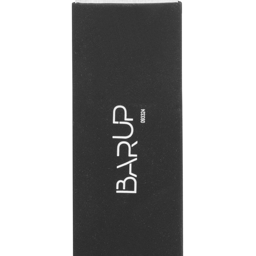 Faca de bar preta cabo de silicone 180x40 mm