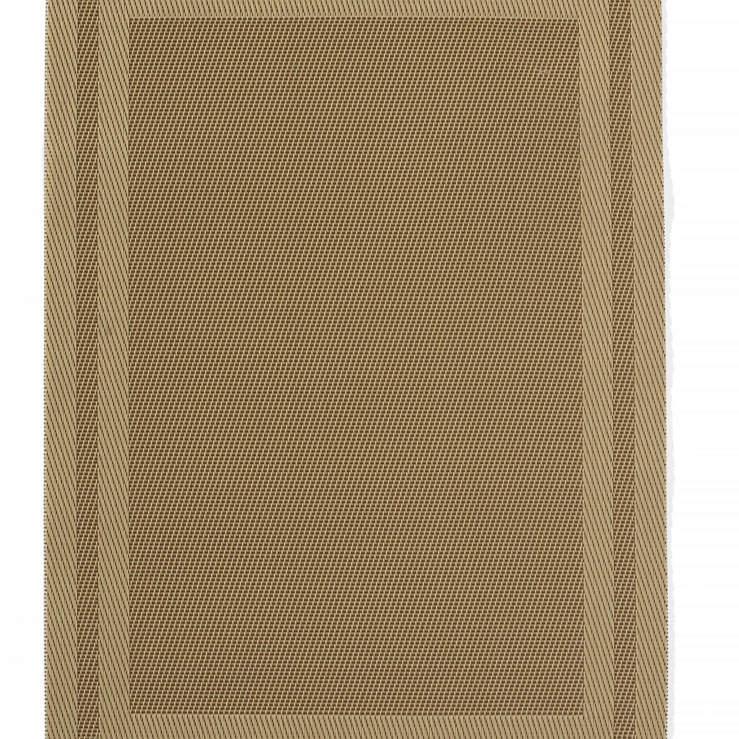 Individual de mesa Frame bege 450x300 mm PVC – 6 unidades
