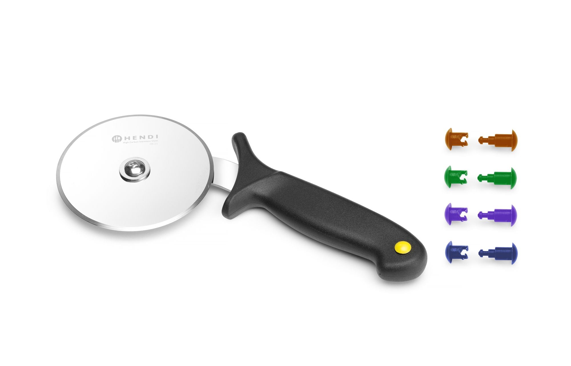 Cortador de pizza inox cabo PP 100x230 mm