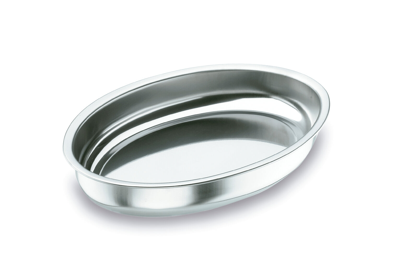 Travessa funda oval inox 40 x 26 cm