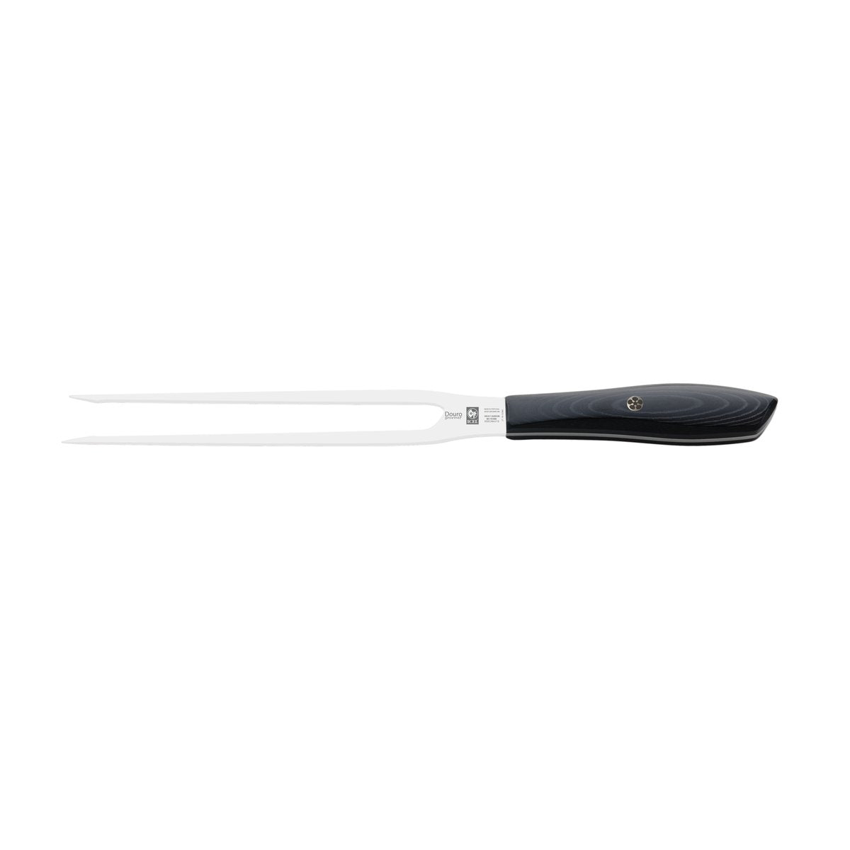 Garfo para trinchar Douro Gourmet 18 cm, cabo de micarta preta