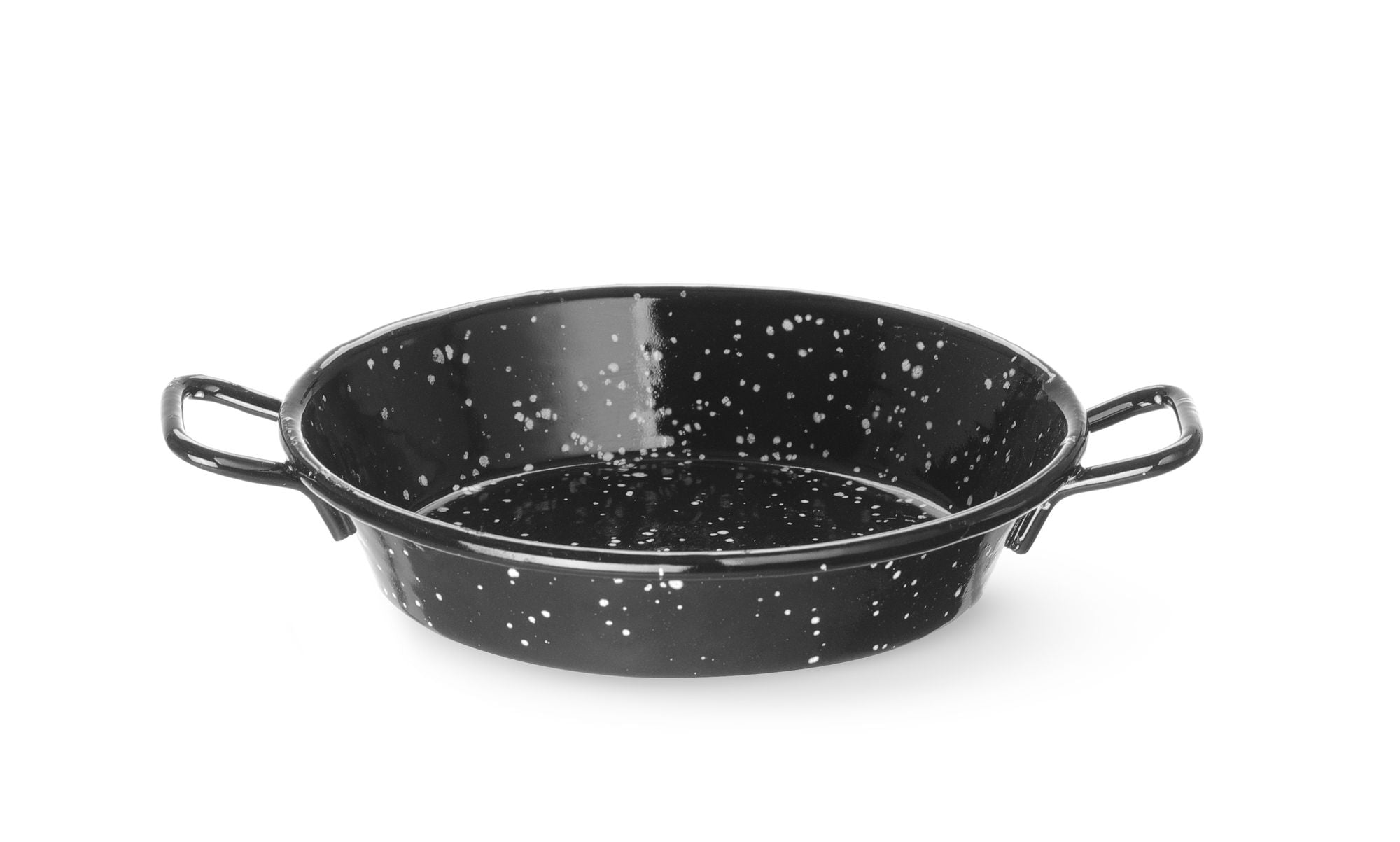 Tacho de paelha em chapa de aço esmaltada 100x20 mm