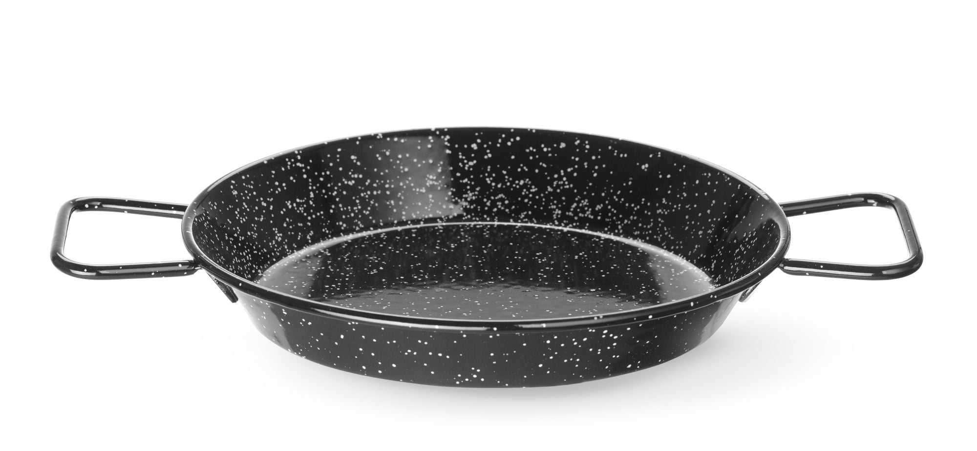 Tacho de paelha 240 mm em chapa de aço esmaltada