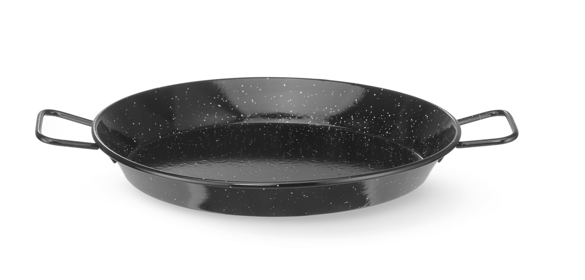 Tacho de paelha em aço esmaltado 340x50 mm