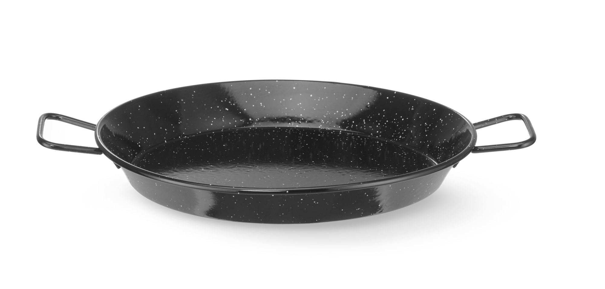 Tacho de paelha em aço esmaltado 340x50 mm